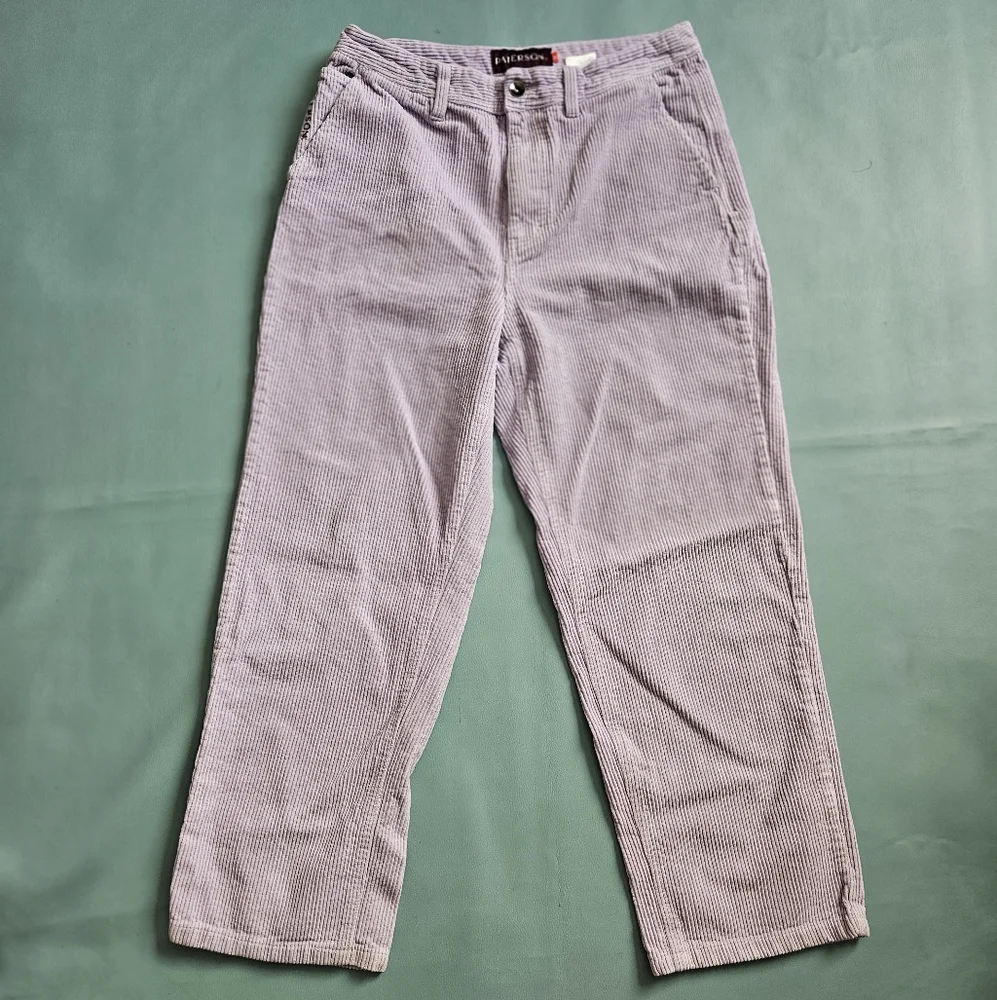 Paterson Wide Leg Lavender Corduroy Skate Pants